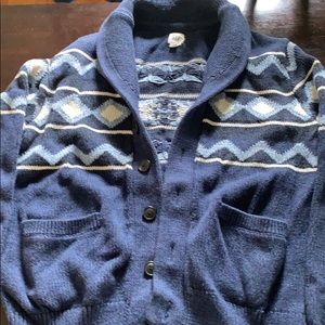 Gap cardigan shawl collar